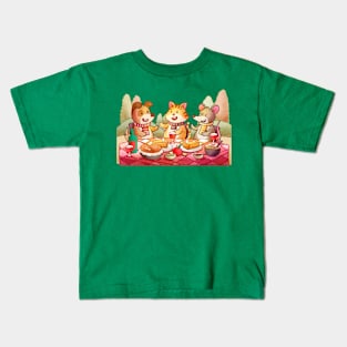 Friendsgiving Animals Kids T-Shirt